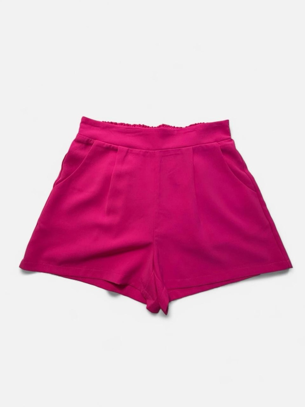 Women’s Fuchsia High-Waist Shorts